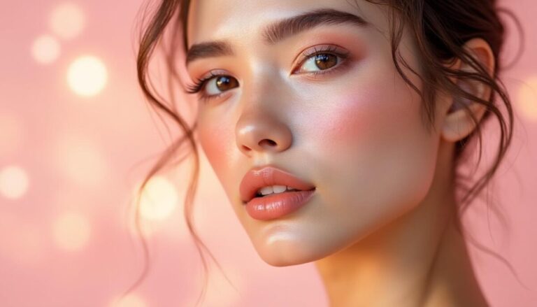 découvrez notre beauté rosée qui apporte un effet fraîcheur naturel à votre visage, pour un teint lumineux et revitalisé tout au long de la journée.